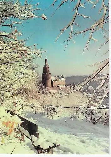 Ansichtskarte Weida / Thüringen - Blick zur Osterburg - nicht gelaufen