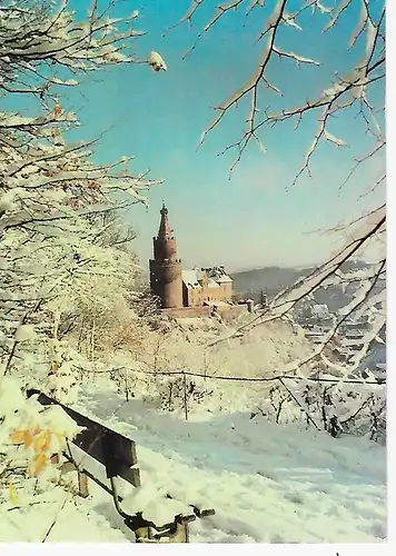 Ansichtskarte Weida / Thüringen - Blick zur Osterburg - nicht gelaufen