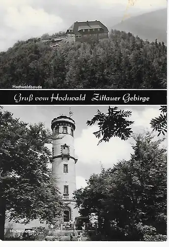 Ansichtskarte Hochwald Zittauer Gebirge (Kr. Zittau) - nicht gelaufen