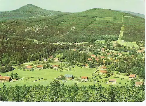 Ansichtskarte Zittauer Gebirge (Kr. Zittau) - Kurort Jonsdorf mit der Lausche - Blick vom Jonsberg - nicht gelaufen