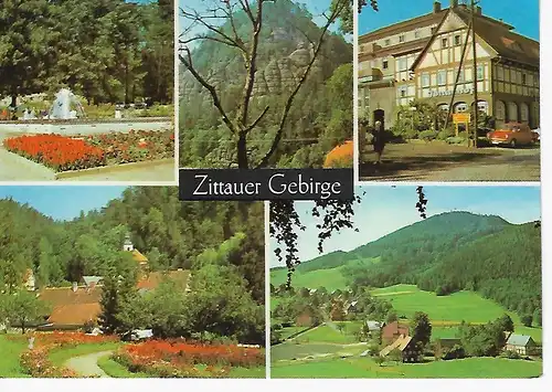 Ansichtskarte Zittauer Gebirge (Kr. Zittau) - gelaufen 1976