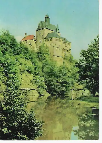Ansichtskarte Zschopautal - Burg Kriebstein - nicht gelaufen