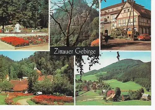 Ansichtskarte Zittauer Gebirge (Kr. Zittau) - gelaufen 1975