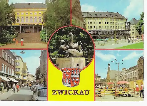 Ansichtskarte Zwickau / Sa. - gelaufen 