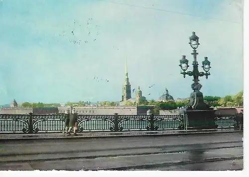Ansichtskarte Leningrad (Sankt Petersburg) Russland - gelaufen 1973