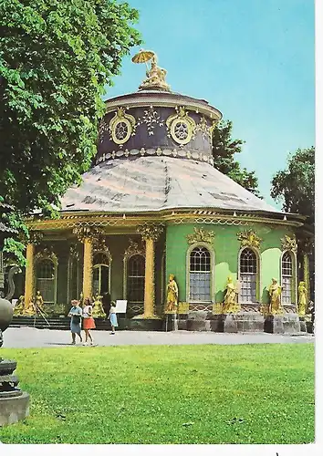Ansichtskarte Potsdam-Sanssouci - Chinesisches Teehaus - nicht gelaufen 