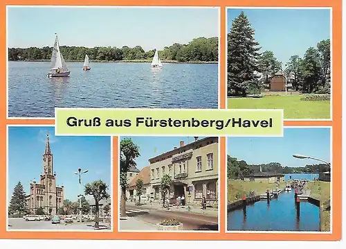 Ansichtskarte Fürstenberg / Havel (Kr. Gransee) - nicht gelaufen 