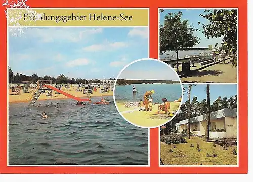 Ansichtskarte Erholungsgebiet Helene-See - Frankfurt (Oder)  - nicht gelaufen 
