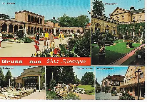 Ansichtskarte Bad Kissingen - gelaufen 1977