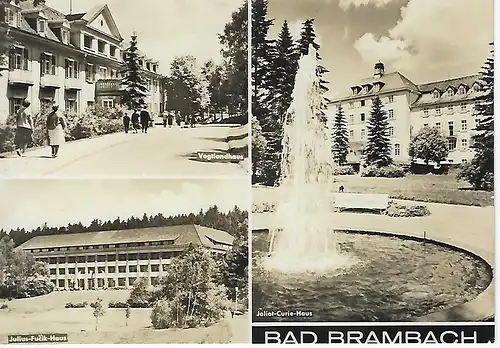 Ansichtskarte Bad Brambach / Vogtl.  - gelaufen 1976