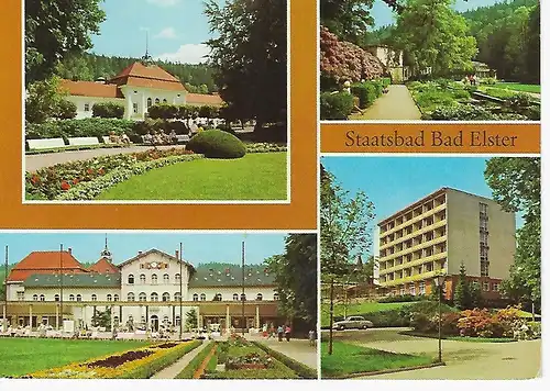 Ansichtskarte Staatsbad Bad Elster - gelaufen 1980