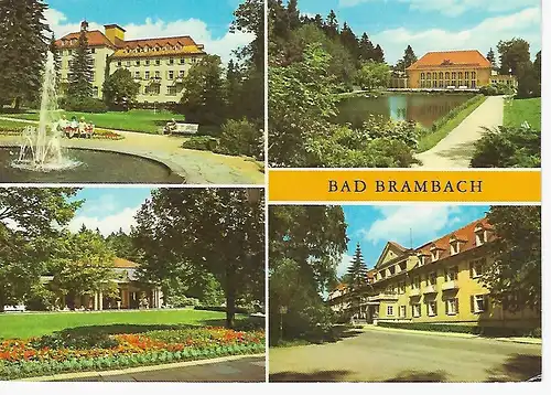 Ansichtskarte Bad Brambach / Vogtl. (Kr. Oelsnitz)  - gelaufen