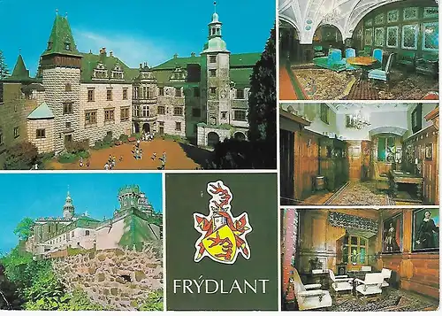 Ansichtskarte Frýdlant / Friedland - gelaufen 1981