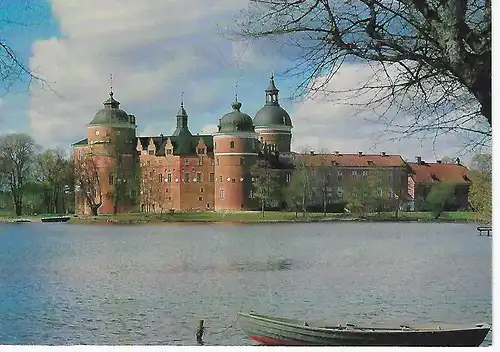 Ansichtskarte Gripsholms slott från Mariefred - nicht gelaufen