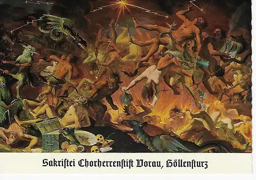 Ansichtskarte Sakristei Chorherrenstift Dorau, Höllensturz - Stift Vorau, Sakristei - nicht gelaufen