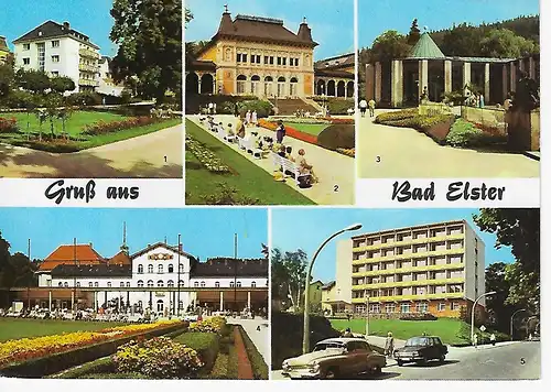 Ansichtskarte Staatsbad Bad Elster - gelaufen 1975