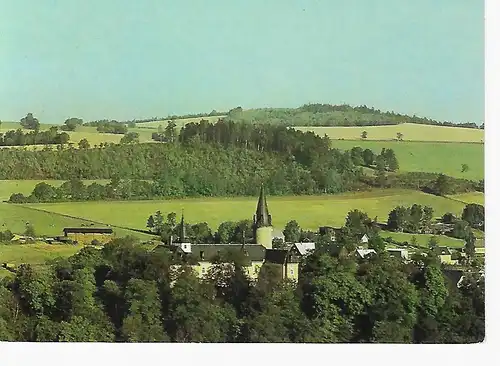 Ansichtskarte Neuhausen / Erzgebirge (Kr. Marienberg) - Blick zum FDGB-Klubhaus "Schloß Purschenstein" - nicht gelaufen 