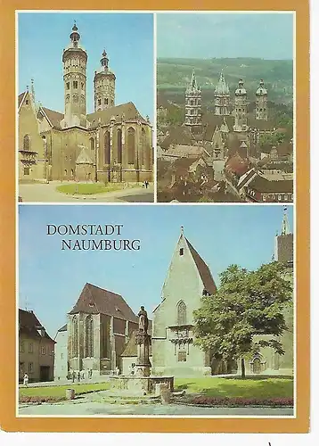 Ansichtskarte Domstadt Naumburg (Saale) - nicht gelaufen 