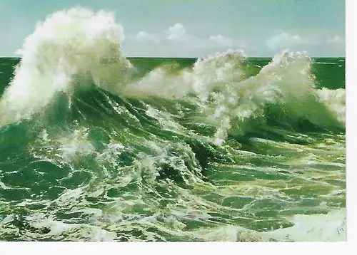 Ansichtskarte Nordseebad Norderney - Stürmische Nordsee - nicht gelaufen