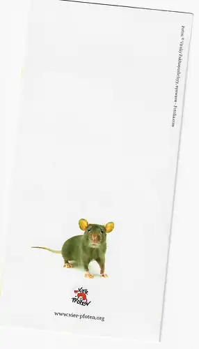 Ansichtskarte Klappkarte - Ein paar Mäuse ... -beschrieben 