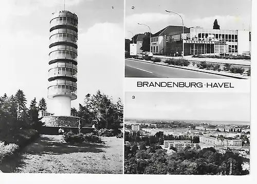 Ansichtskarte Brandenburg - Havel - gelaufen 1986