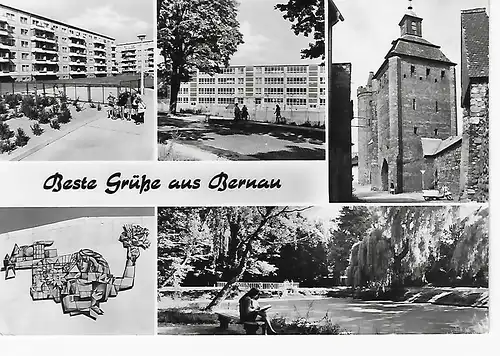 Ansichtskarte Bernau bei Berlin - gelaufen 1978