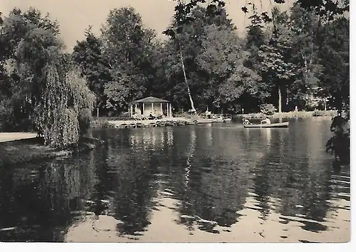 Ansichtskarte Bad Elster - Gondelteich - gelaufen 1964