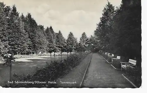 Ansichtskarte Bad Schmiedeberg / Dübener Heide - Sonnenpark - gelaufen 