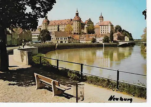 Ansichtskarte Neuburg / Donau - gelaufen 1978