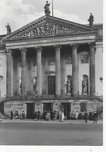 Ansichtskarte Berlin - Hauptstadt der Deutschen Demokratischen Republik - Deutsche Staatsoper - nicht gelaufen