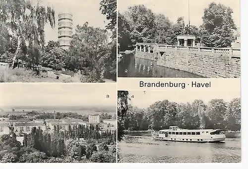 Ansichtskarte Brandenburg - Havel - gelaufen 1981