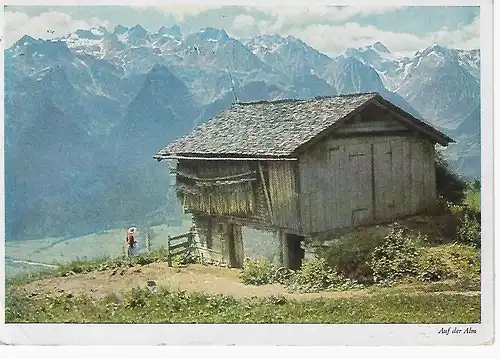Ansichtskarte Auf dem Muttersberg bei Bludenz (Tirol-Vorarlberg) - gelaufen
