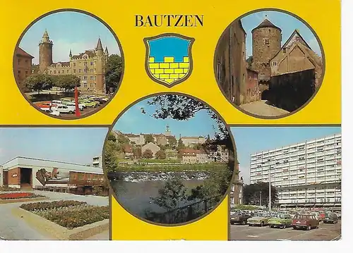 Ansichtskarte Bautzen - gelaufen 