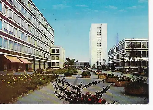 Ansichtskarte Bonn am Rhein - Am Tulpenfeld / Pressehaus - gelaufen 1973