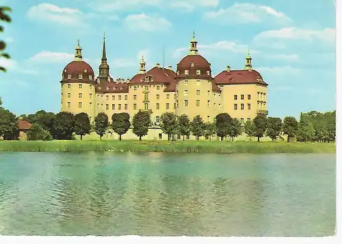 Ansichtskarte Museum Schloß Moritzburg - gelaufen