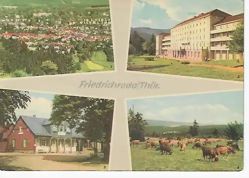 Ansichtskarte Friedrichroda / Thür. Wald - gelaufen 1967