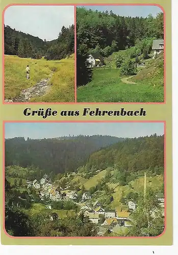 Ansichtskarte Fehrenbach (Kr. Hildburghausen) - nicht gelaufen 