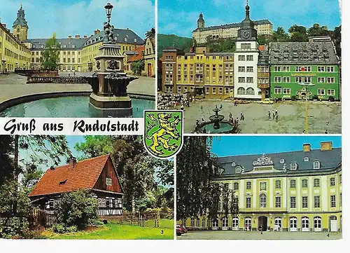 Ansichtskarte Rudolstadt - nicht gelaufen 