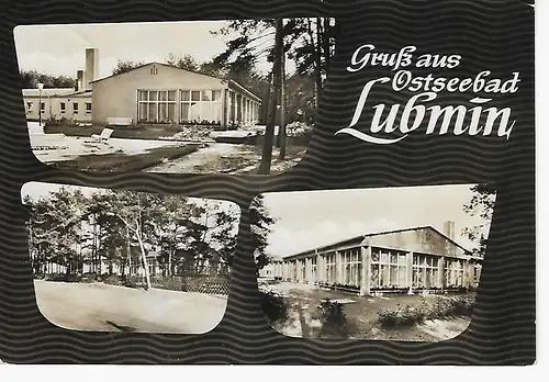 Ansichtskarte Ostseebad Lubmin- Betriebsferienobjekt "Otto Lilienthal" gelaufen 1965
