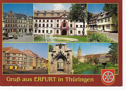 Ansichtskarte Erfurt - nicht gelaufen