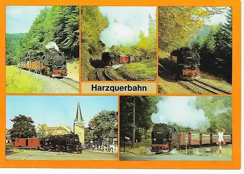Ansichtskarte Harzquerbahn - nicht gelaufen