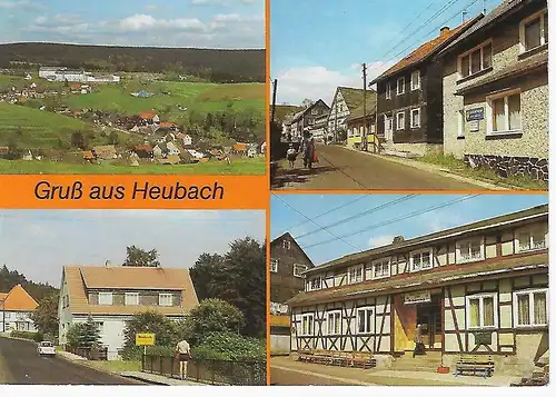 Ansichtskarte Heubach (Kr. Hildburghausen) - gelaufen 1989