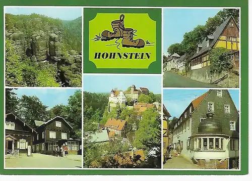Ansichtskarte Hohnstein (Kr. Sebnitz) - nicht gelaufen 