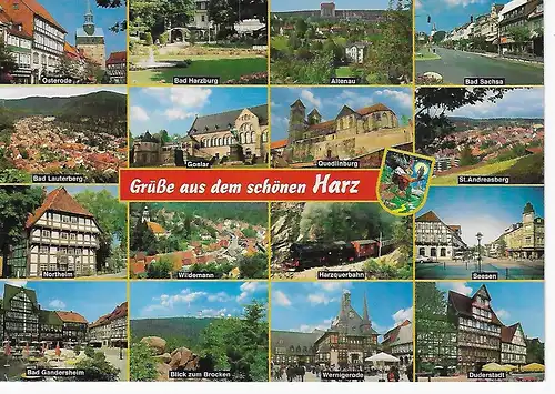 Ansichtskarte Harz - nicht gelaufen 
