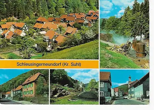 Ansichtskarte Schleusingerneundorf (Kr. Suhl) - gelaufen 1987