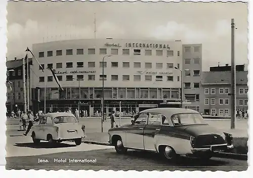 Ansichtskarte Jena - Hotel International - nicht gelaufen 1964