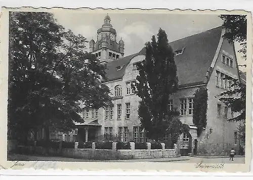 Ansichtskarte Jena - Universität - gelaufen 1932
