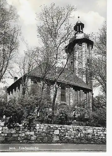 Ansichtskarte Jena - Friedenskirche - nicht gelaufen - ca. 1974