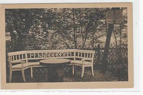 Ansichtskarte Jena  - Schillertisch - nicht gelaufen 