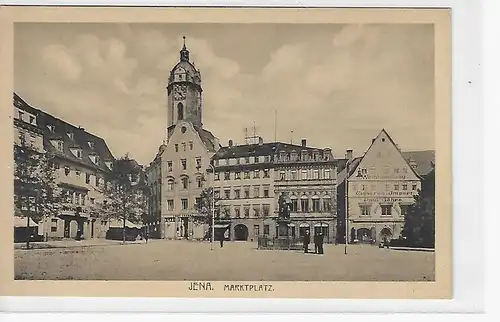 Ansichtskarte Jena  - Marktplatz - nicht gelaufen 